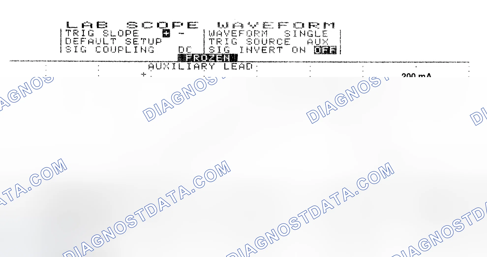 Scheme 13: Single Injector w/Normal Current Flow - Current Pattern