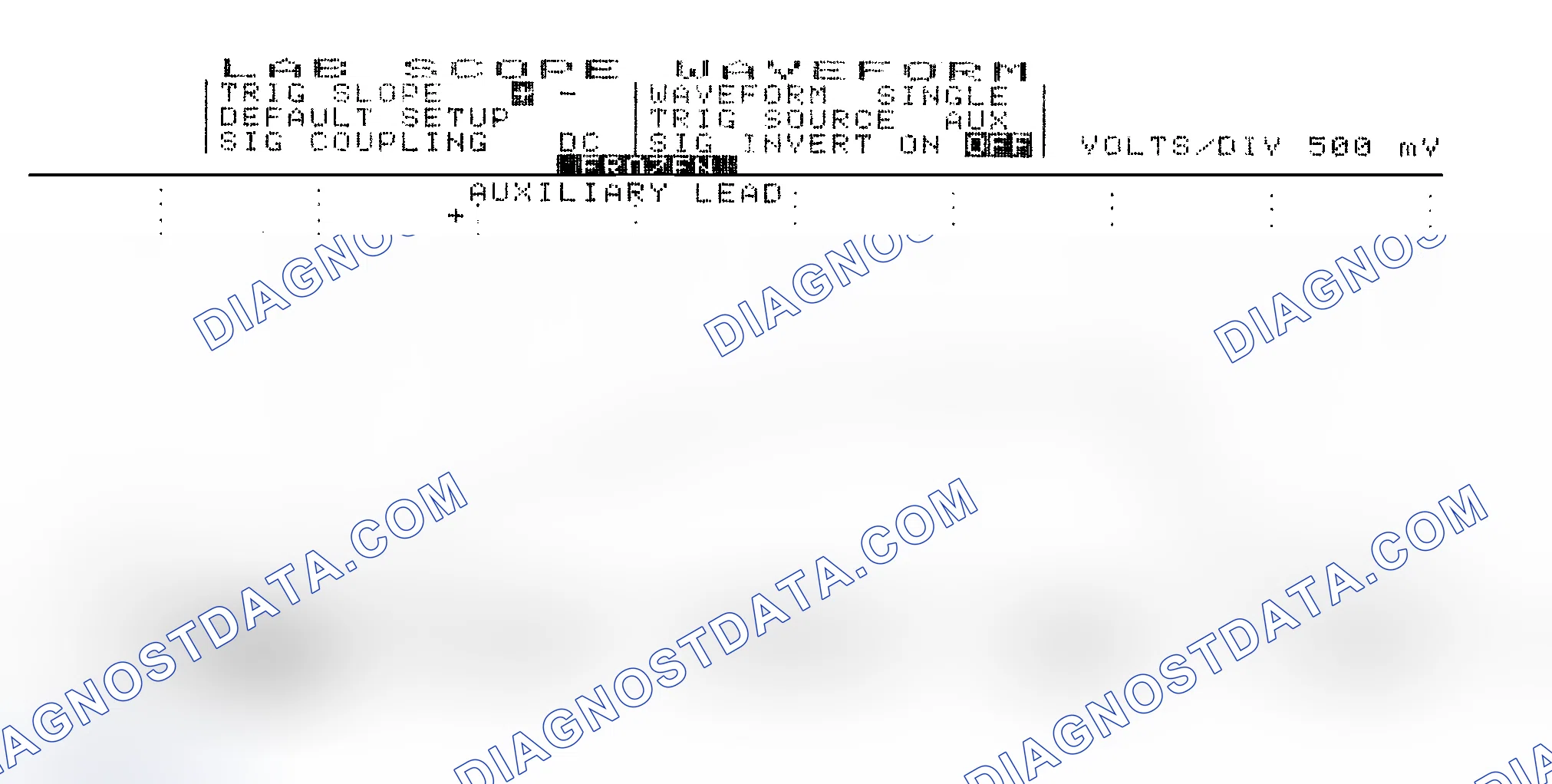 Scheme 14: Single Injector w/Excessive Current Flow - Current Pattern