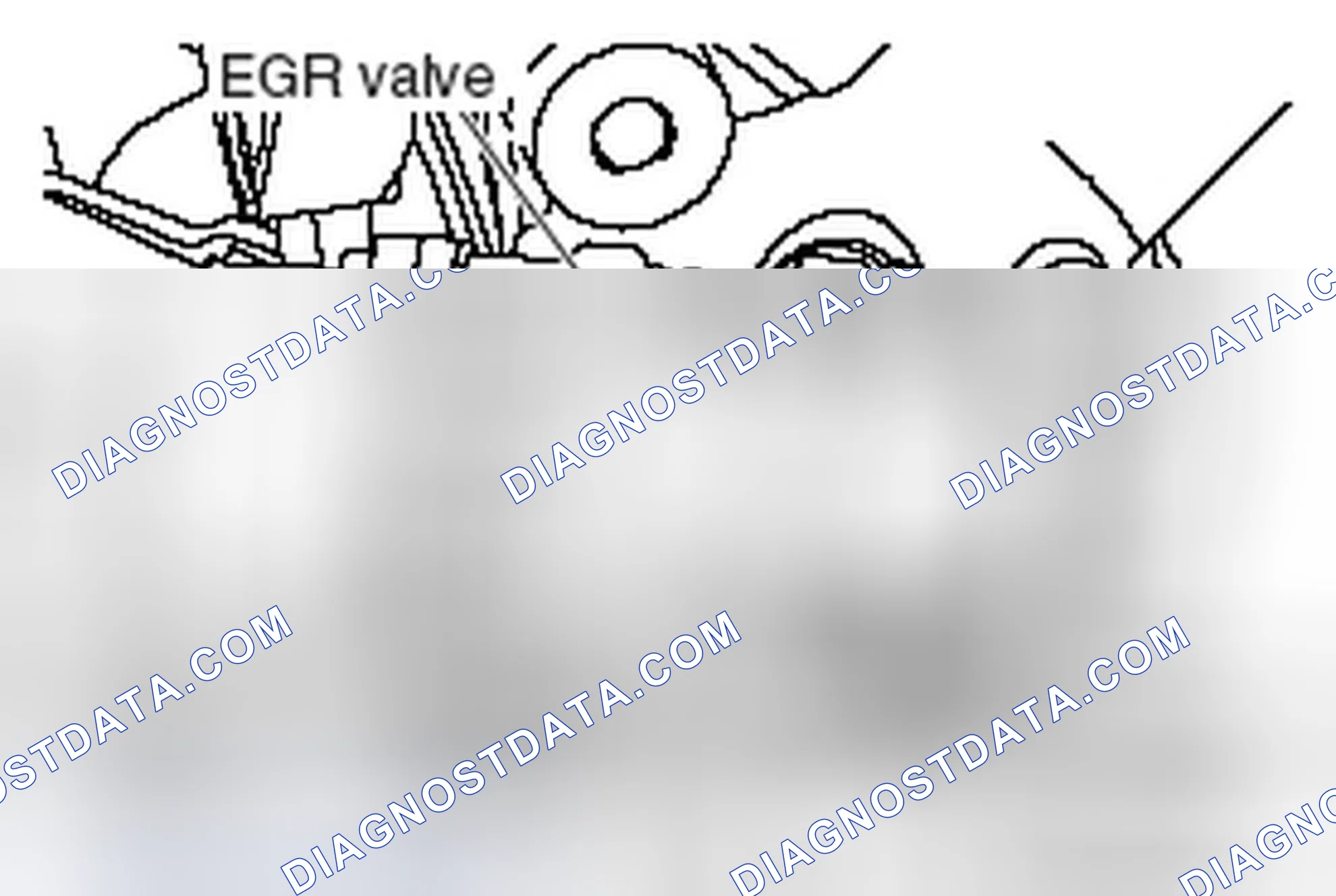 Scheme 34: >> B << EGR VALVE GASKET INSTALLATION