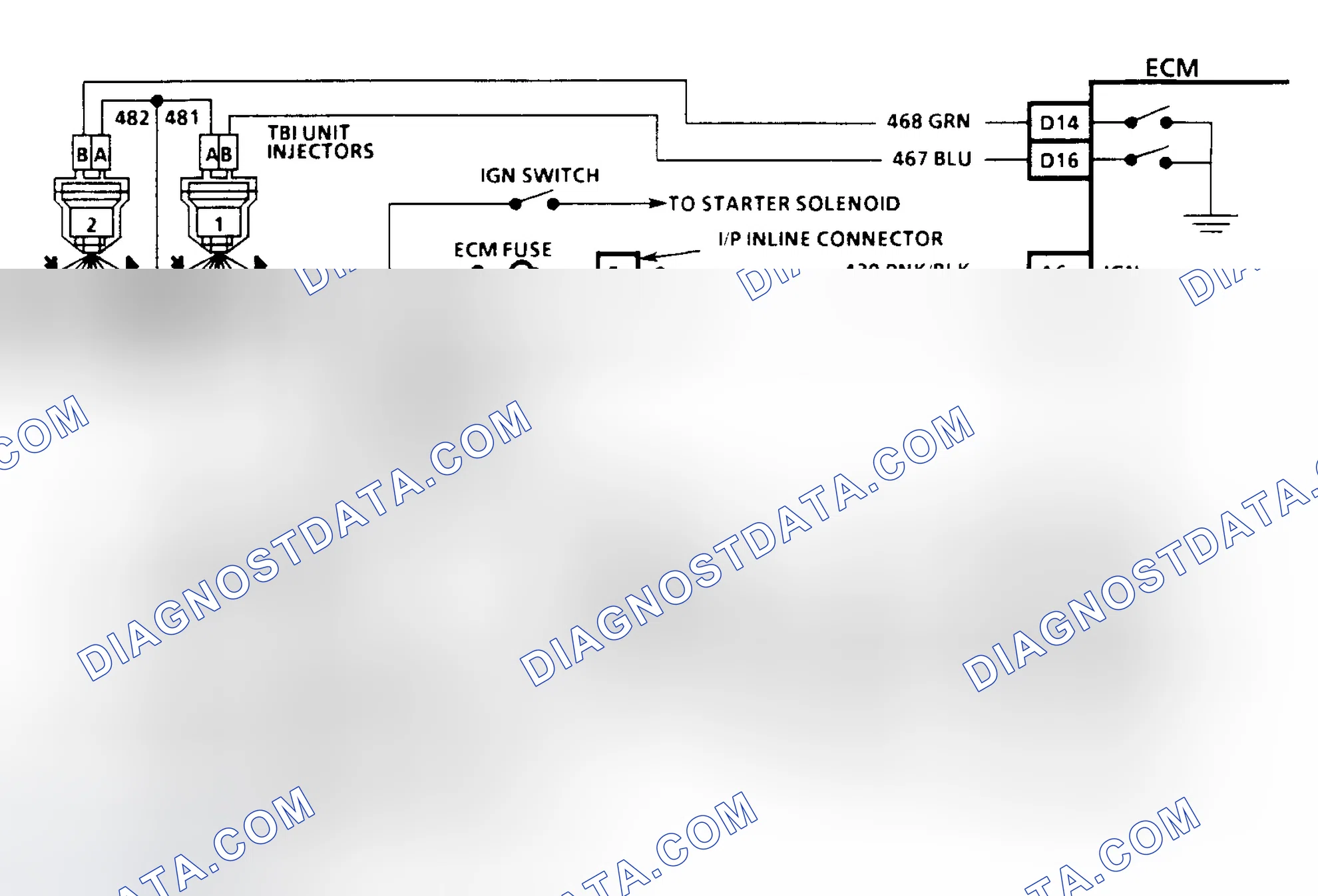 Scheme 11: HEI Ignition & Injector Circuits (3.1L)