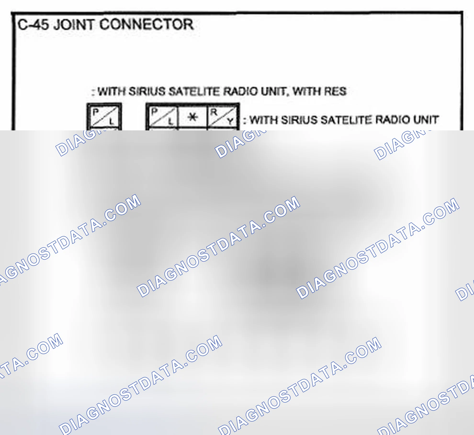 Scheme 68: Identifying Joint Connector Terminals (C-45)