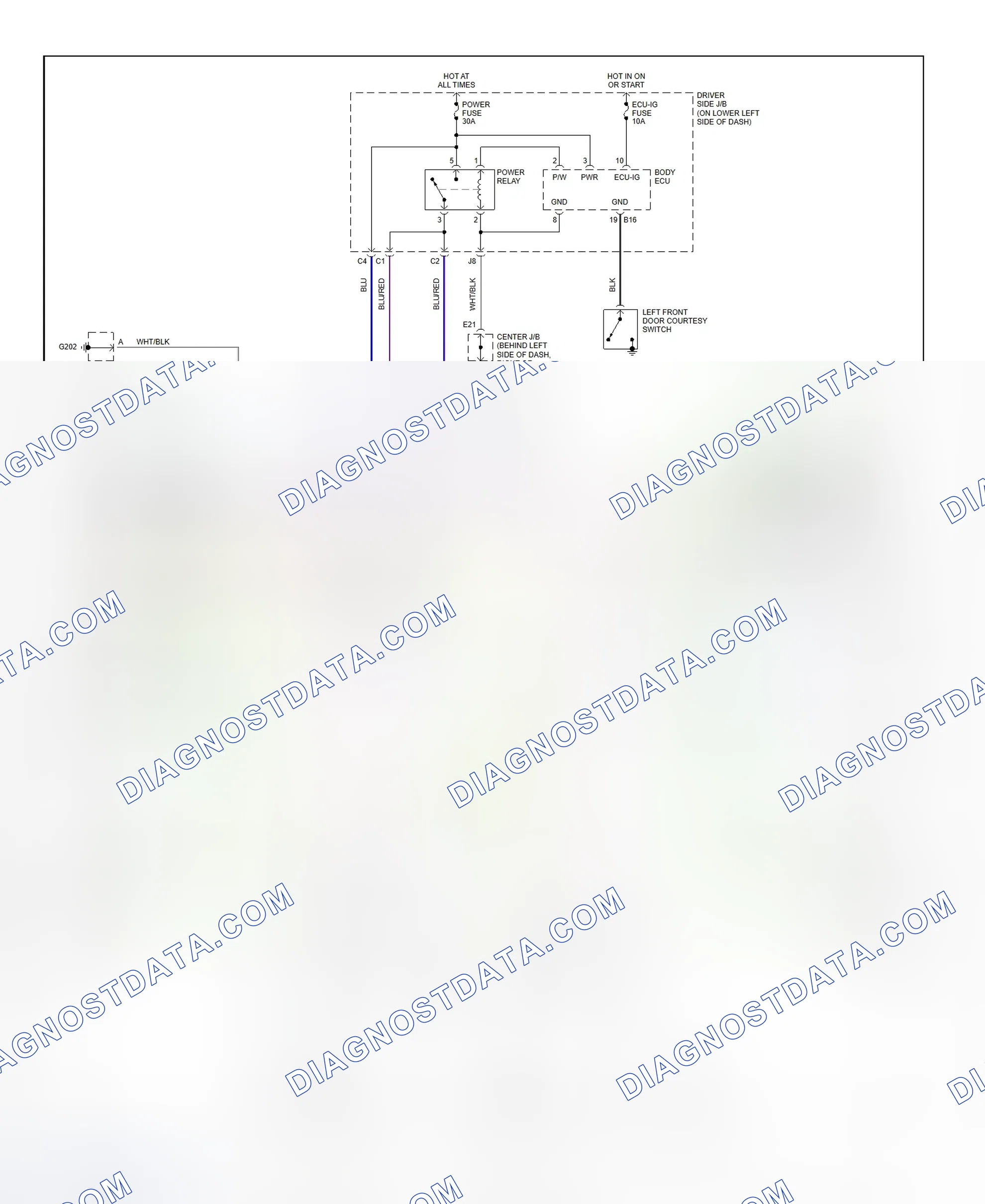 Scheme 10: Power Window System Wiring Diagram (4Runner)