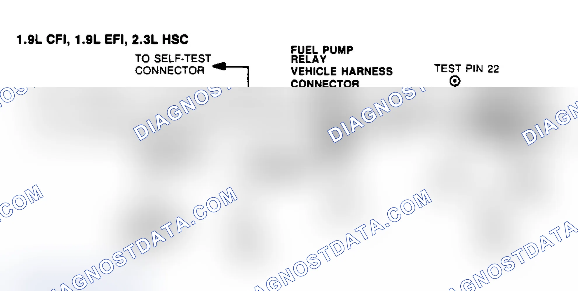 Scheme 50: 2.3L HSC Fuel Pump Circuit Diagram