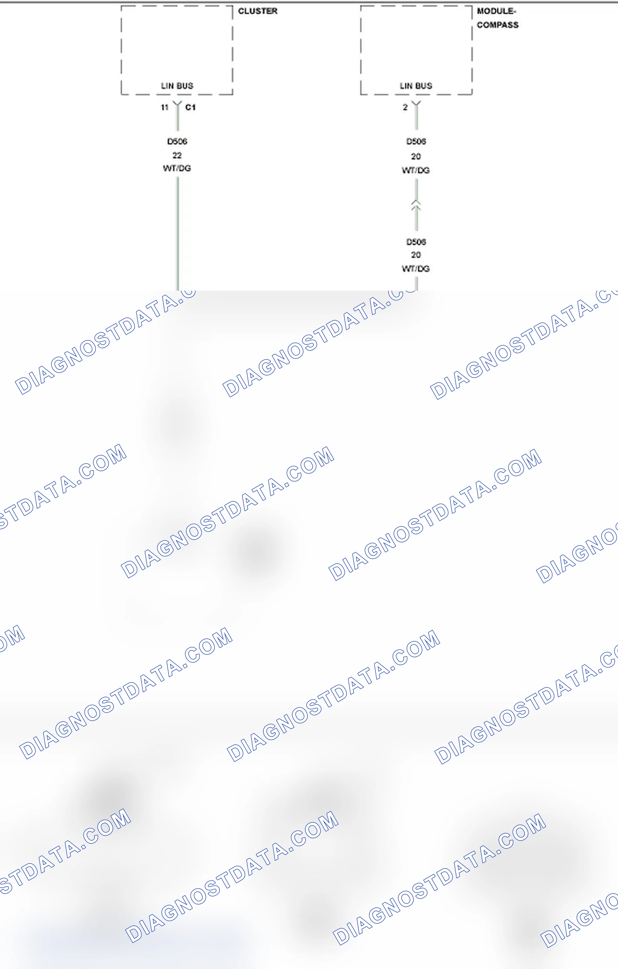Scheme 533: U1008-LIN 1 BUS