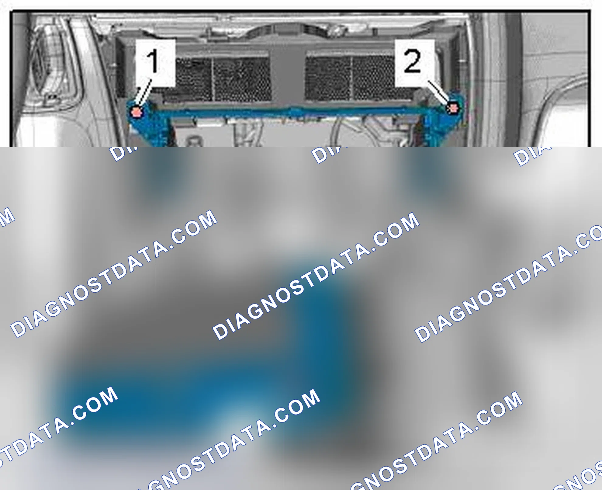 Scheme 64: RADIO AND NAVIGATION SYSTEM FRAME