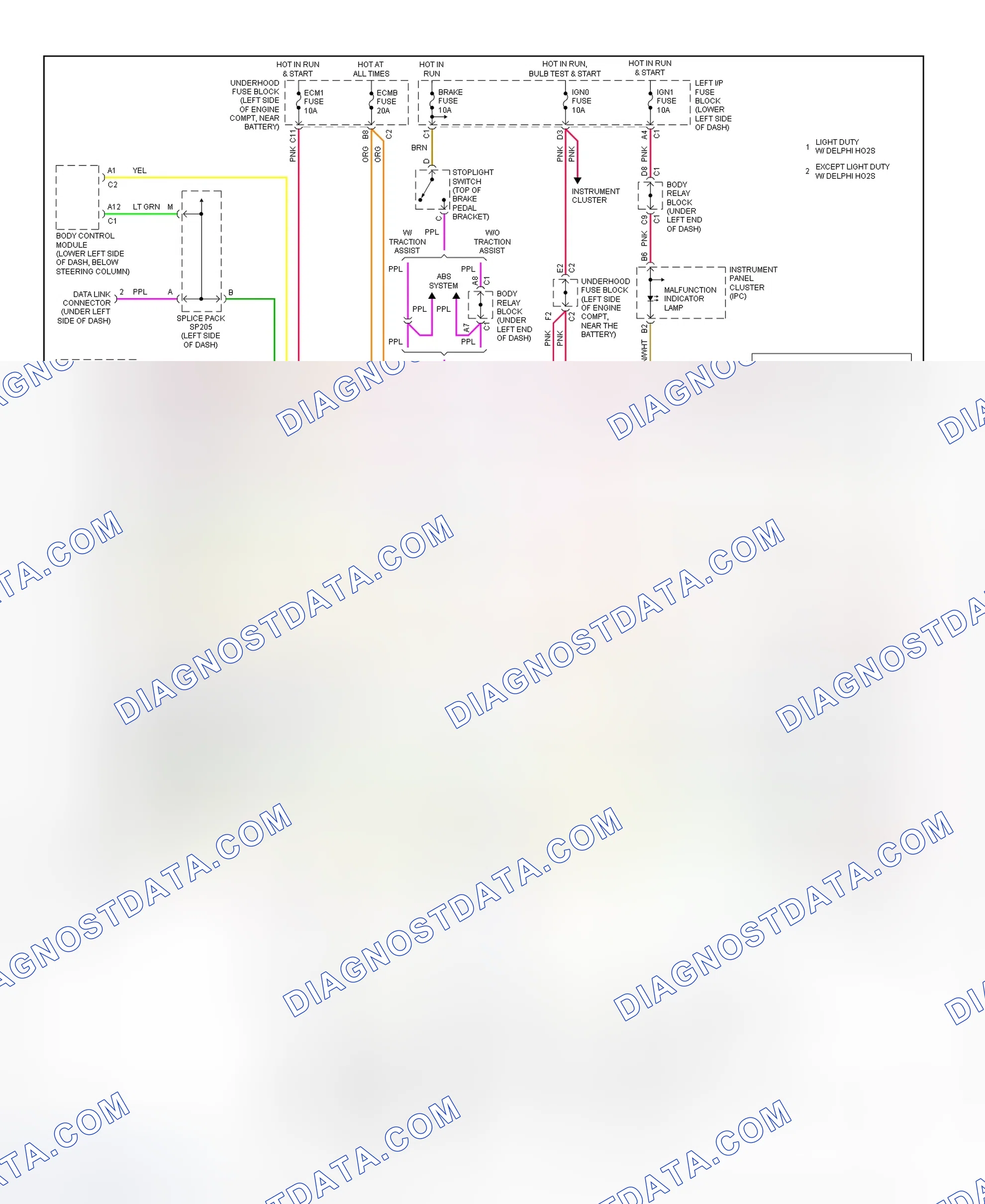 Scheme 472: Transmission Electronic Control System Wiring Diagram (2001-02 Avalanche, Escalade, Escalade Ext, Sierra, Silverado, Suburban, Tahoe, Yukon & Yukon XL - 4.8L, 5.3L & 6.0L)